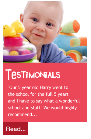 "Our 5 year old Harry went to  the school for the full 5 years  and I have to say what a wonderful  school and staff. We would highly  recommend...